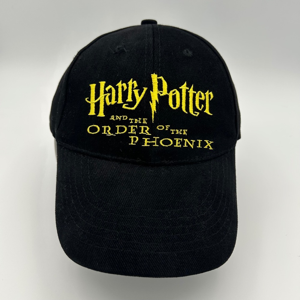 Scholastic Harry Potter Order of the Phoenix Hat Mens OSFM Black‎ Y2K Book Promo